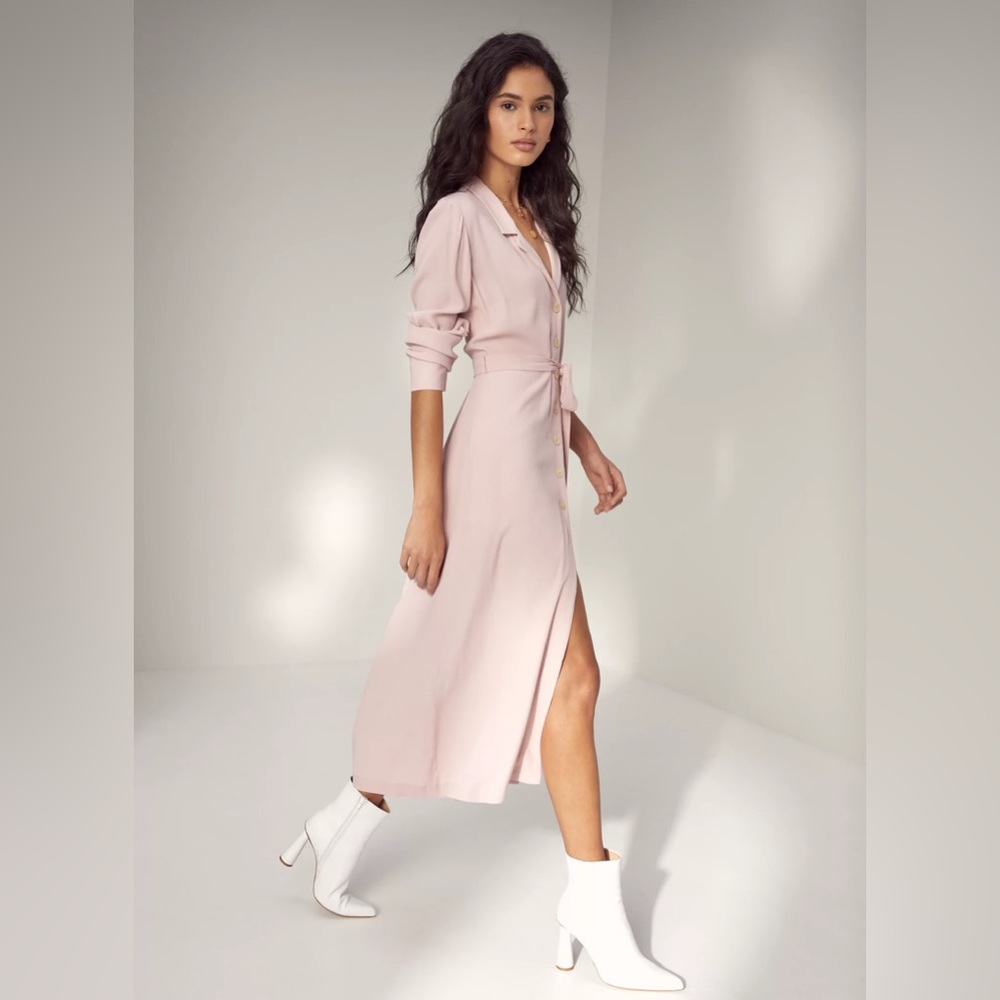 Aritzia Wilfred Longsleeve Shirt Dress- Size Small